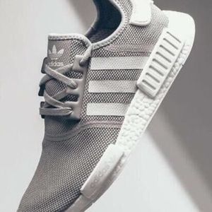 Women’s gray adidas sneakers